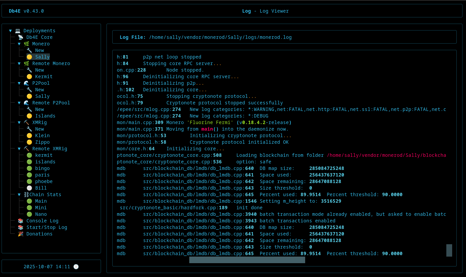 Monero Daemon Logs